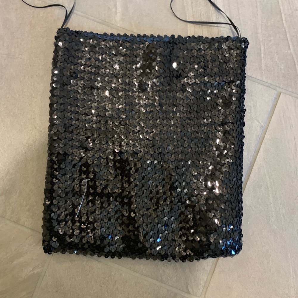 ZARA - sequin tube top